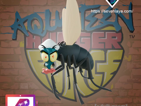 ATHF MC PeePans Fly 3D Print Model