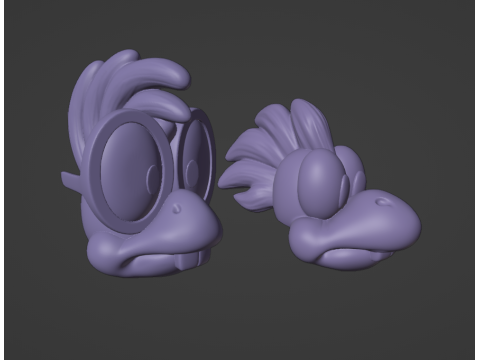 Iggy and Larry toys from Super Mario World Model Cetak 3D