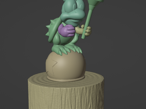 Lemmy Koopaling SMB3 3D Принт Модель