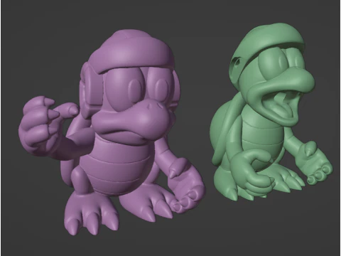 Boomerang Hammer Bros SMB3 3D Print Model