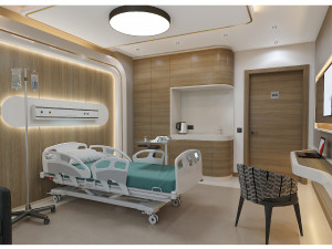 Hospital Room 3D Model