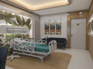 Hospital Room 3D Модель