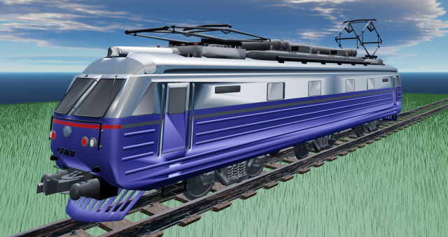 Train Lokomotive 3D Model .c4d .max .obj .3ds .fbx .stl .blend 
