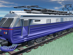 火车 机车 3D 模型