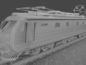 Train Lokomotive 3D Model