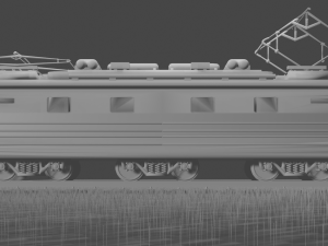 Train Lokomotive 3D Model