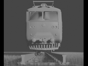 Train Lokomotive 3D Model
