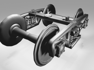 Wheels for train 3D Model