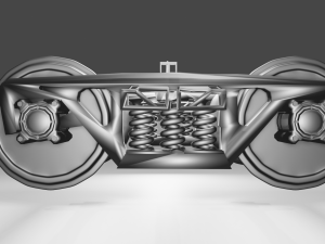 Wheels for train 3D 模型