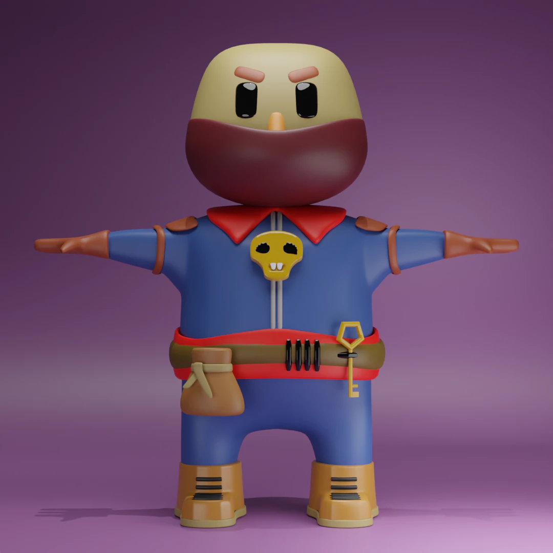Rober 3D Print Model .c4d .max .obj .3ds .fbx .stl .blend 