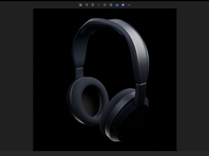 Headphones HIGH POLOGY Blender3d 3D Model