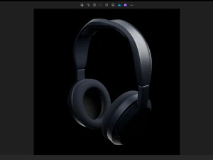 Headphones HIGH POLOGY Blender3d 3D Model