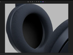 Headphones HIGH POLOGY Blender3d 3D Model