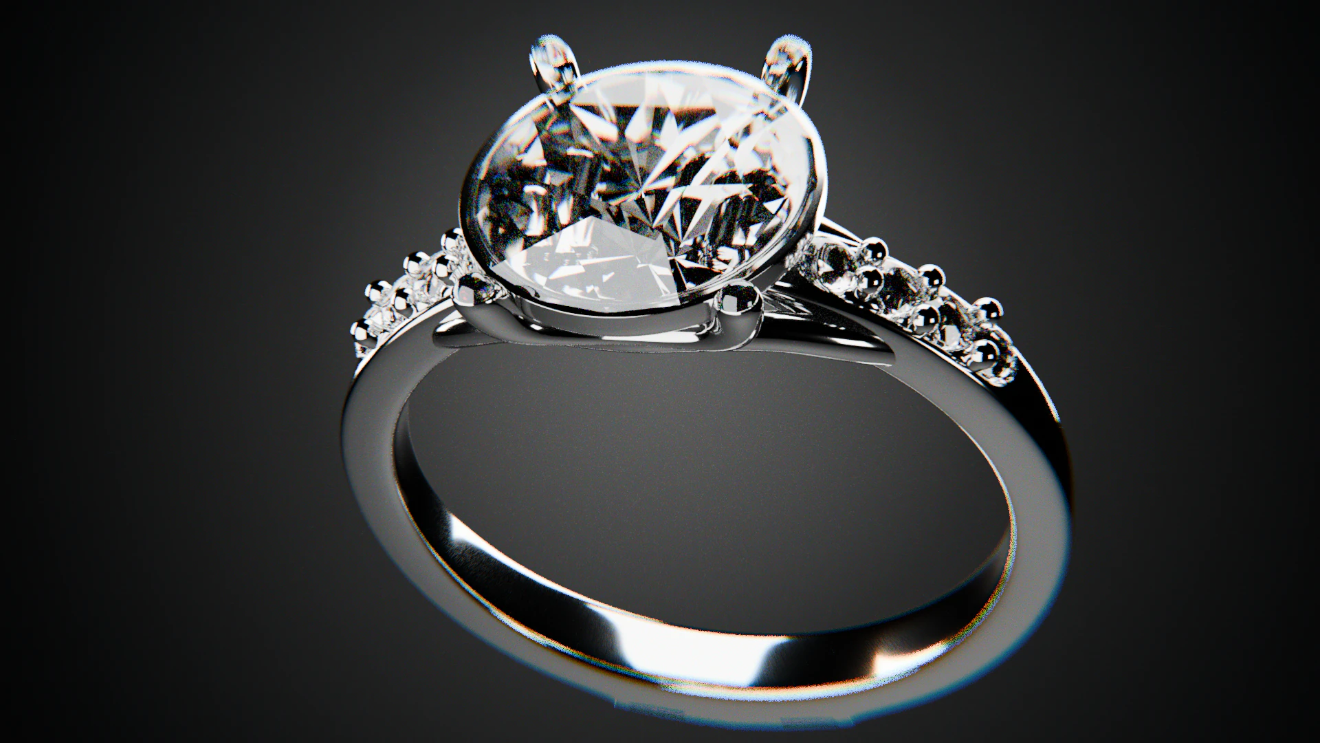 3D prinable ring 3D Print Model .c4d .max .obj .3ds .fbx .stl .blend 
