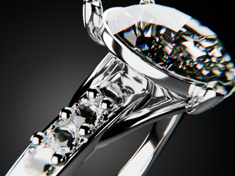 3D prinable ring 3D Принт Модель