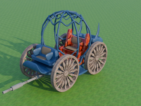 An old car of proud people 3D 打印模型