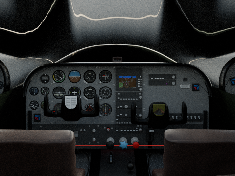Spitfire or a plane from WWII 3D Model