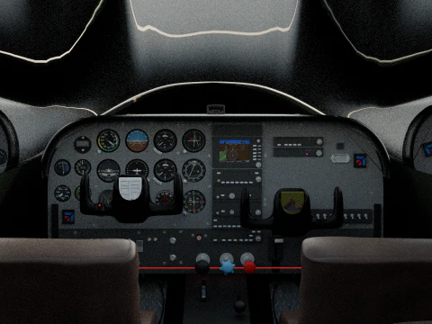 Spitfire or a plane from WWII 3D Model