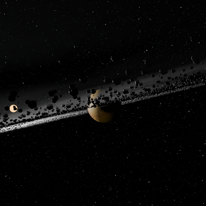 Saturn moon and earth in high quality Modelo 3D .c4d .max .obj .3ds .fbx .stl .blend 