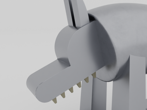 Metalik wolf printbale model 3D Модель