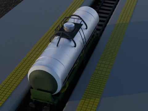 Tank carriege-train parts 3D Model