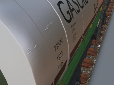 Tank carriege-train parts 3Dモデル
