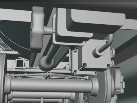 Tank carriege-train parts 3Dモデル
