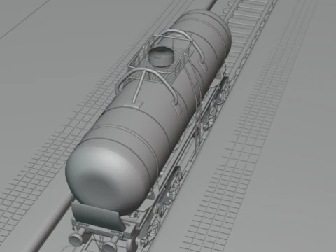 Tank carriege-train parts 3D Model