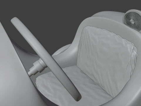 Bugatti race car 1930 3D Model