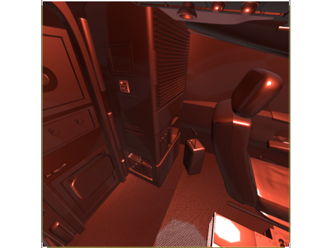 3D Airbus Cockpit 3D Model