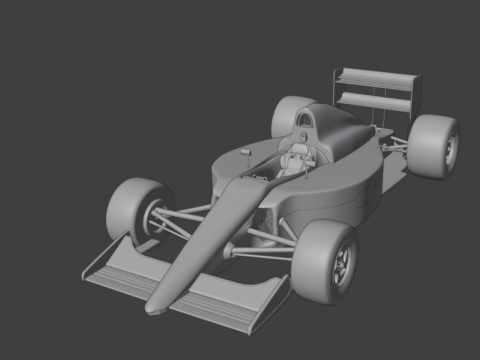 Ferrari F1 from 1989 3D-Modell