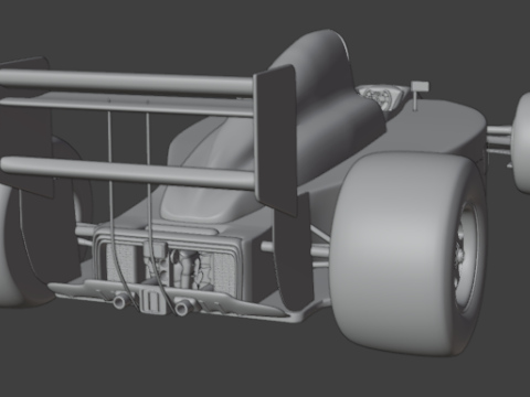 Ferrari F1 from 1989 3D-Modell