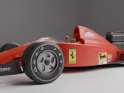Ferrari F1 from 1989 3D-Modell