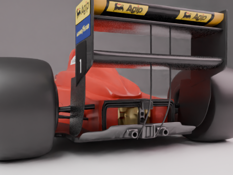 Ferrari F1 from 1989 3D-Modell