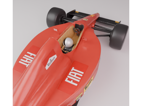 Ferrari F1 from 1989 3D-Modell