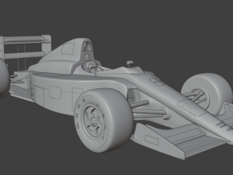 Ferrari F1 from 1989 3D-Modell