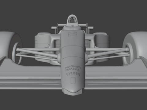 Ferrari F1 from 1989 3D-Modell