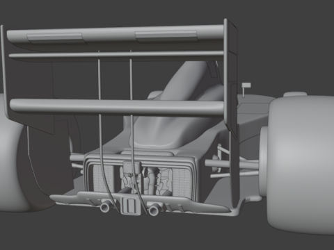 Ferrari F1 from 1989 3D-Modell