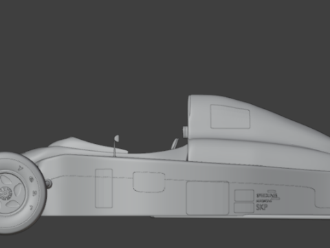 Ferrari F1 from 1989 3D-Modell