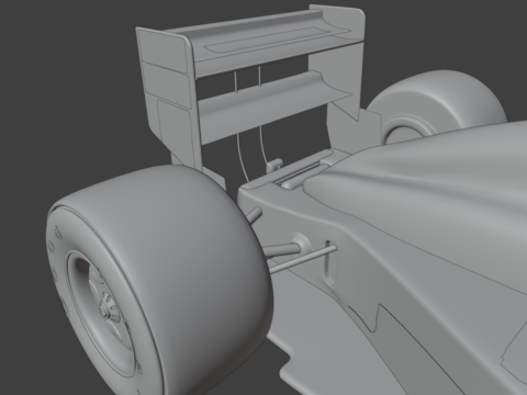 Ferrari F1 from 1989 3D-Modell