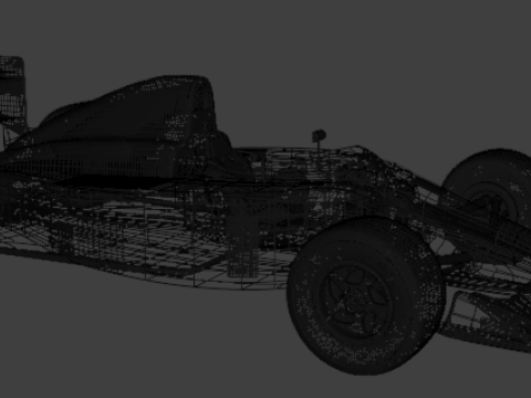Ferrari F1 from 1989 3D-Modell