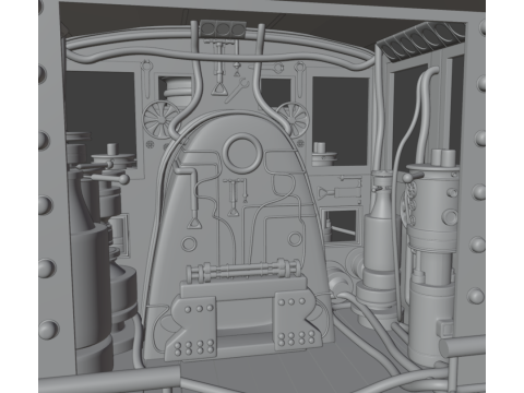 蒸汽火车 3D 模型