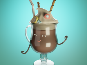 3d food Modelo 3D
