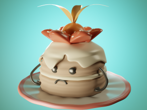 3d food Modelo 3D