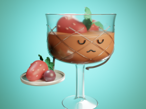 3d food Modelo 3D