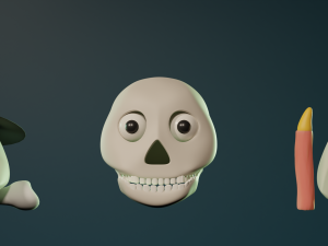 3d Halloween 3D Model