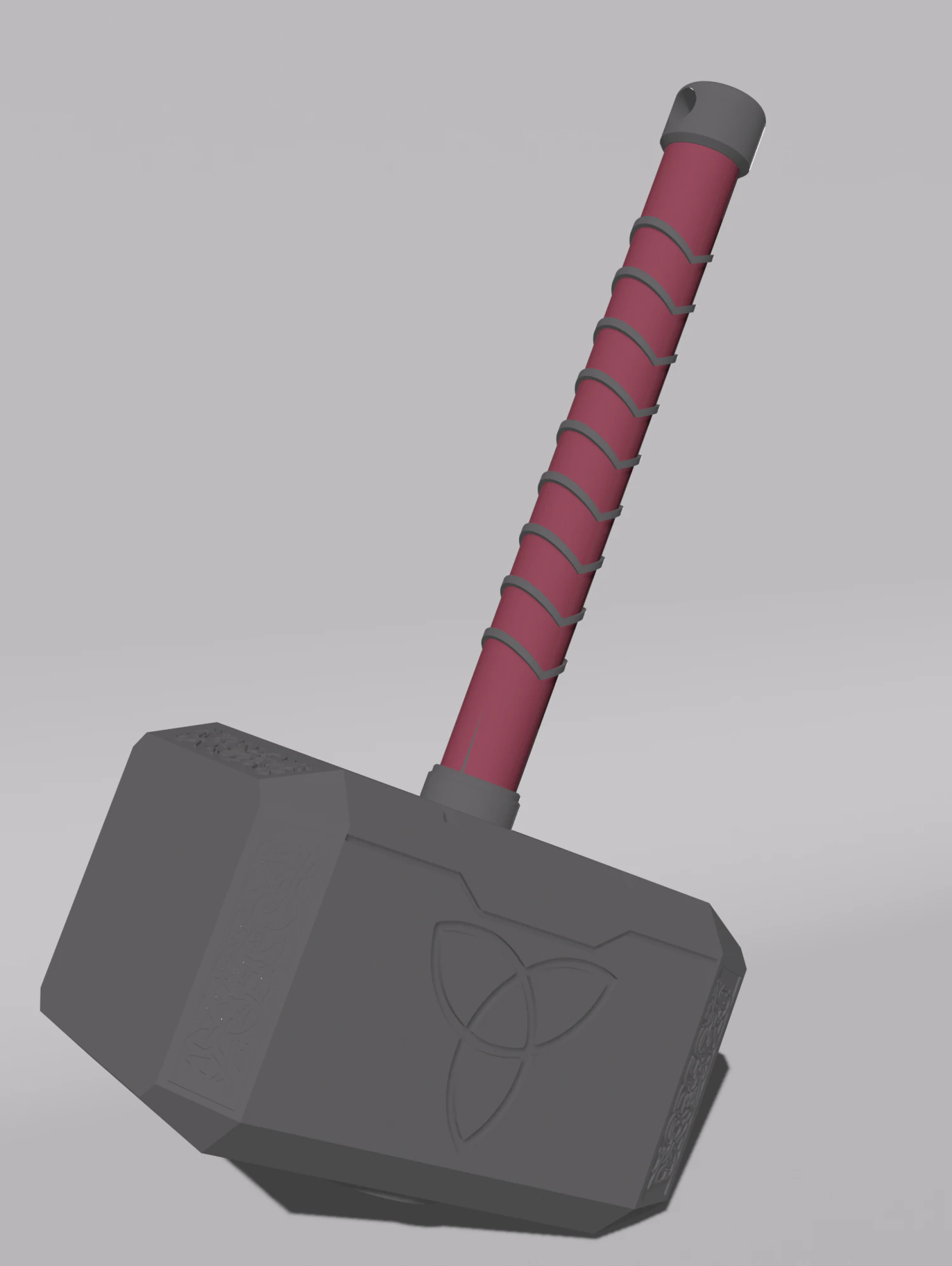 Mjolnir 3D Print Model .c4d .max .obj .3ds .fbx .stl .blend