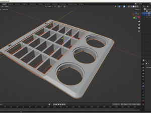Dashboard panel on the MAN truck 3D-Druckmodell