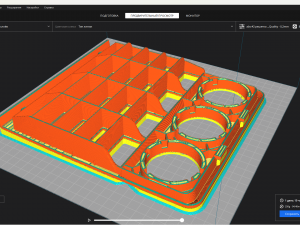Dashboard panel on the MAN truck Model Cetak 3D