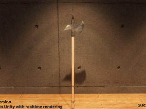 Long Weapons - Lowpoly Textured and Colorbased Modelo 3D